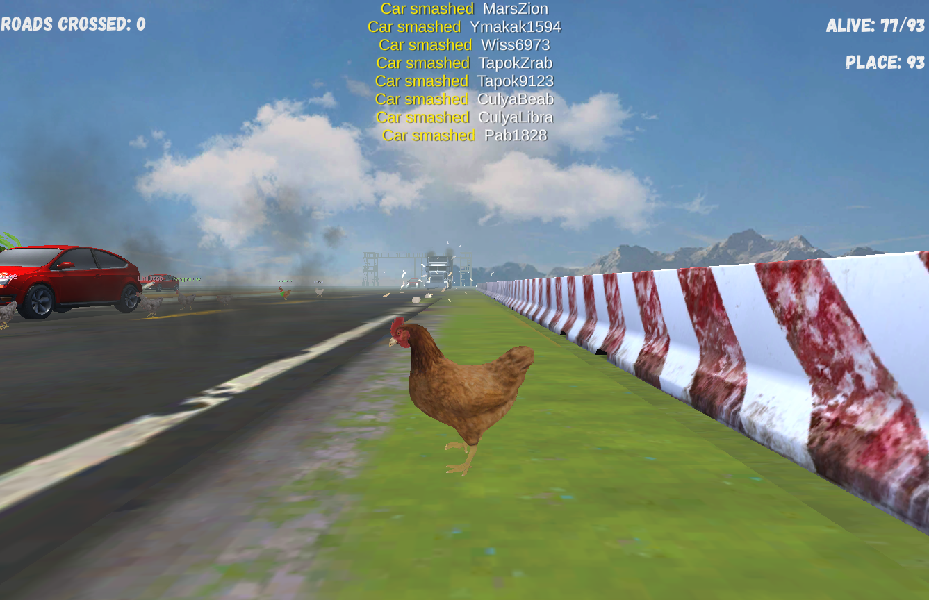 Rooster Road Game Screenshot