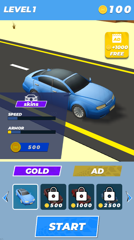 Rush Race Game Screenshot