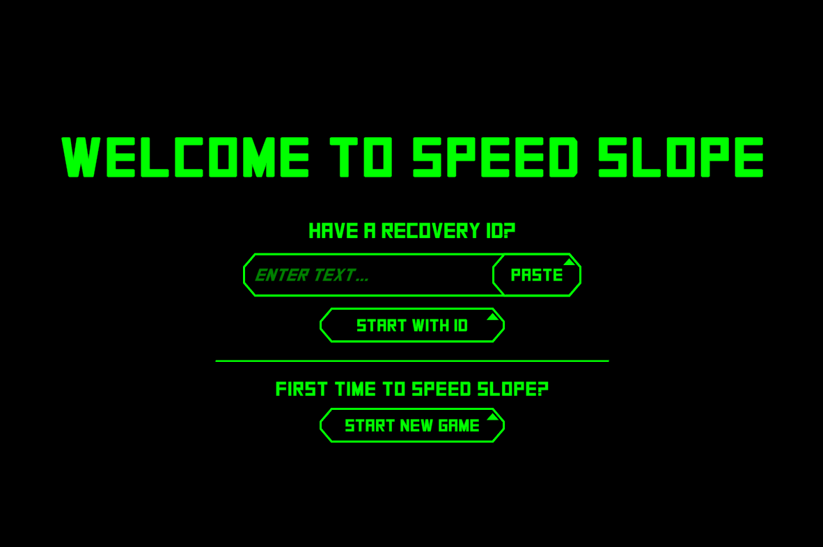 Speed Slope Game Screenshot